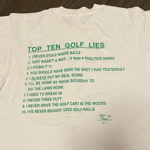 1990 Vintage Golf Tee size Large